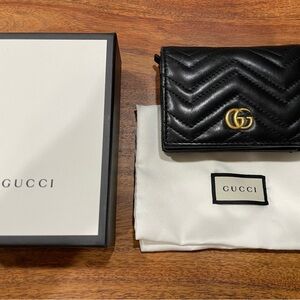 Gucci GG Marmont Card Case Wallet